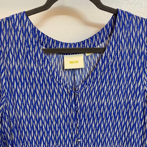 Anthro Maeve "Lila" tunic with pockets size small - Picture 2 of 8